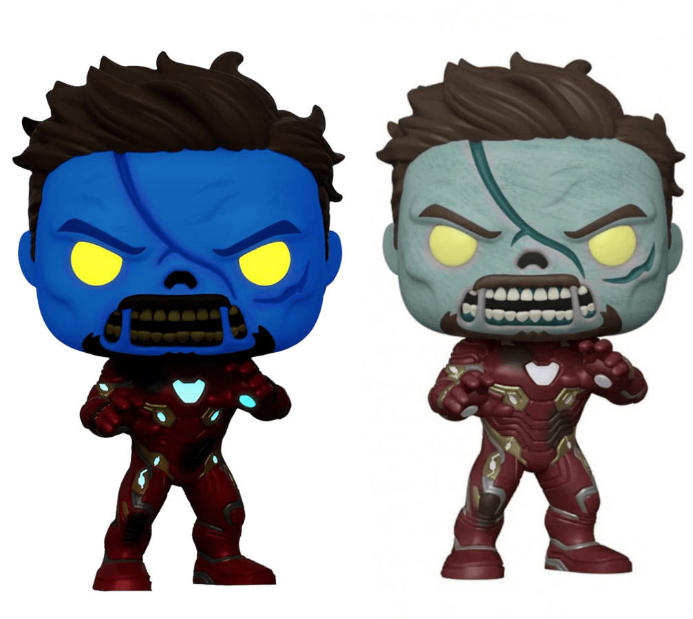 Funko Pop! Marvel: What If...? Zombie Iron Man (Glows in the Dark) – image 3