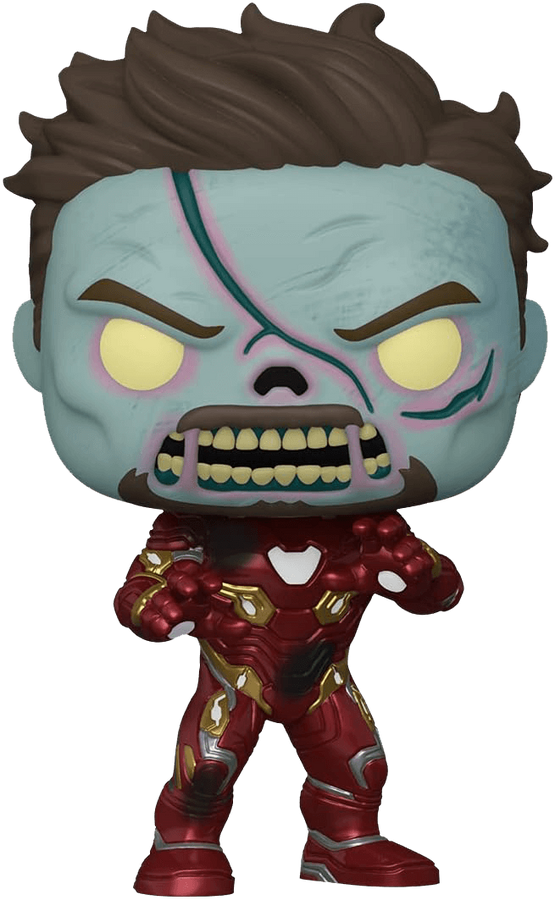 Funko Pop! Marvel: What If...? Zombie Iron Man (Glows in the Dark) – image 2