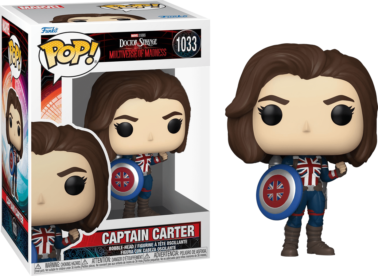 Funko Pop! Marvel: Doctor Strange Multiverse of Madness - Captain Carter – image 3