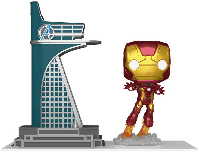 Funko Pop! Marvel: Tower and Iron Man