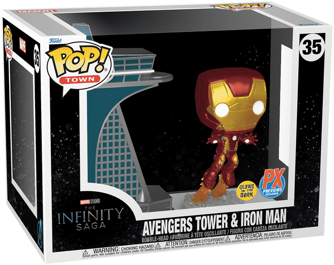 Funko Pop! Marvel: Tower and Iron Man – image 2