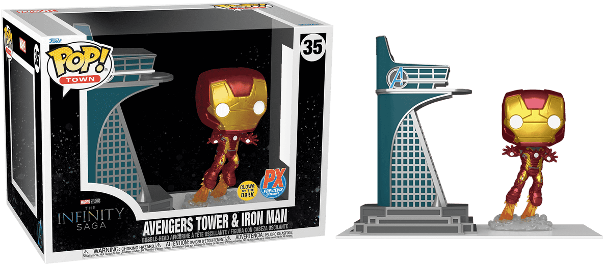 Funko Pop! Marvel: Tower and Iron Man – image 3