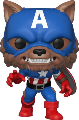 Funko Pop! Marvel: YOTS- Capwolf (SDCC'21)