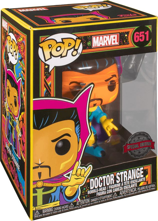 Funko Pop! Marvel: Black Light Dr. Strange (Exc) – image 2