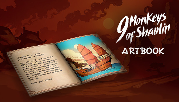 9 Monkeys of Shaolin - Digital Artbook  للبيع في مصر من خلال Games2Egypt