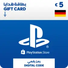 PSN PlayStation Store Gift Card EUR 5 (German) (88098)