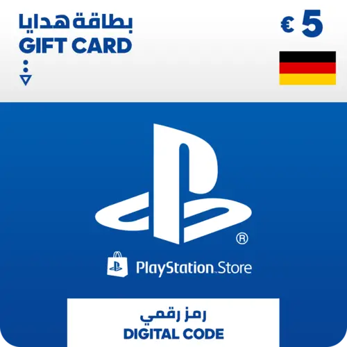 PSN PlayStation Store Gift Card EUR 5 (German)