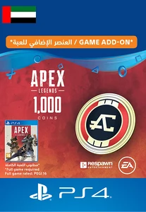 بطاقة هدايا ابيكس ليجيند - 1000 عملة - الإمارات - بلايسيتشن 4 -  للبيع في مصر من خلال Games2Egypt