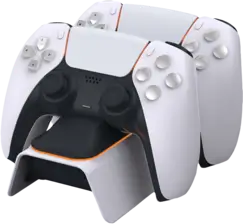 DOBE Dual Charging Dock for PS5 Controllers - White