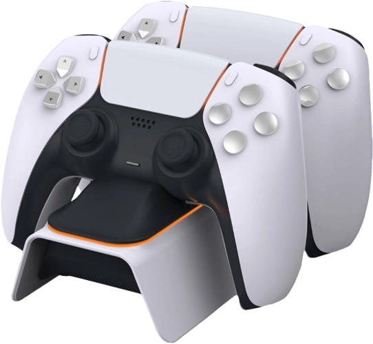 DOBE Dual Charging Dock for PS5 Controllers - White