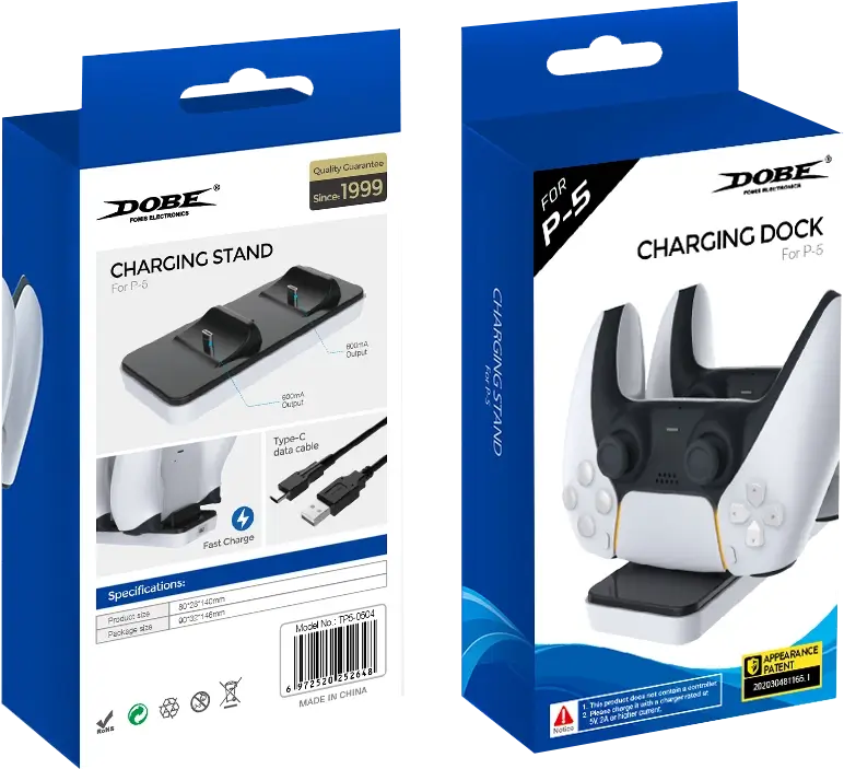 Dobe Charging Dock for PS5 Controller - White – image 4