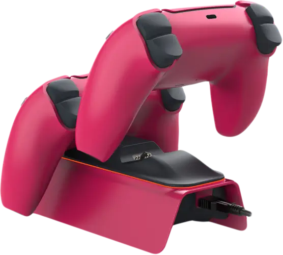 DOBE Dual Charging Dock for PS5 Controllers - Cosmic Red