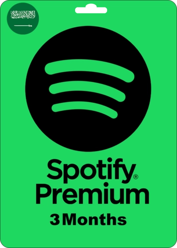 Spotify Premium Gift Card - KSA - 3 Months