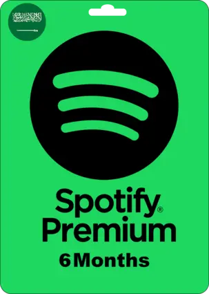 Spotify Premium Gift Card - KSA - 6 Months