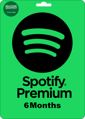 Spotify Premium Gift Card - KSA - 6 Months