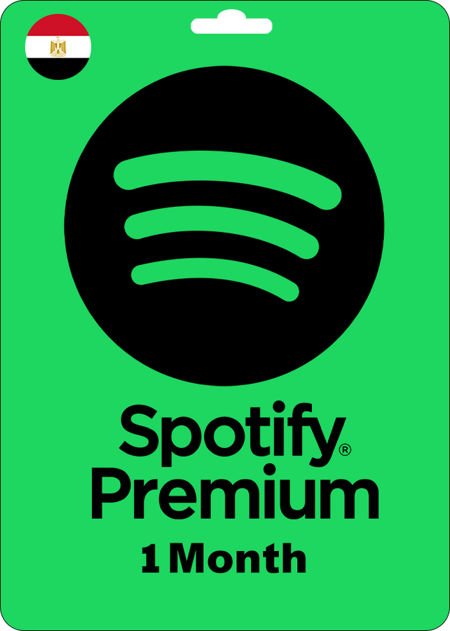 Spotify Premium Gift Card - Egypt - 1 Month
