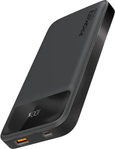 Promate Torq-10 (USB and Type C) Power Bank - Black -  for sale in Egypt from Games2Egypt