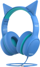 Promate Kids Wired Simba Headset - Aqua Blue (88277)