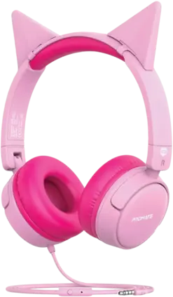 Promate Kids Wired Jewel Headset - Pink