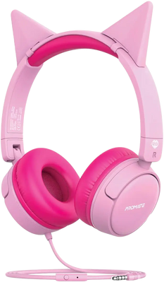 Promate Kids Wired Jewel Headset - Pink