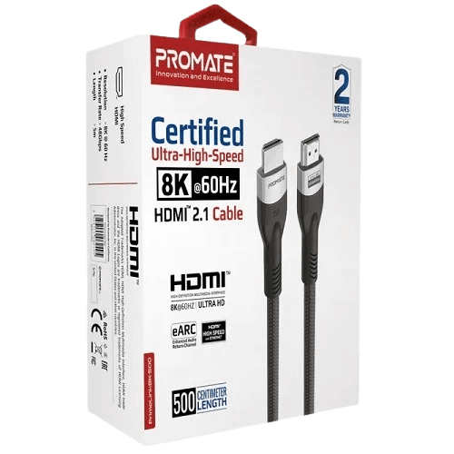 كابل بريم لينك HDMI 2.1 من بروميت (5 متر)  للبيع في مصر من خلال Games2Egypt