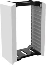 Dobe Vertical Storage Stand for Video Game Cards - White - 12 Slots (88375)