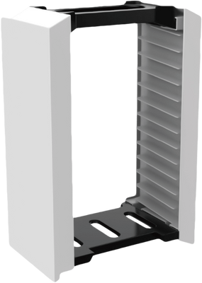 Dobe Vertical Storage Stand for Video Game Cards - White - 12 Slots