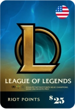 League of Legends (LoL) Gift Card - 25 USD - USA -  for sale in Egypt from Games2Egypt
