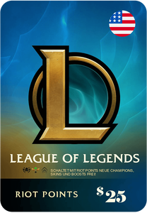League of Legends (LoL) Gift Card - 25 USD - USA -  for sale in Egypt from Games2Egypt