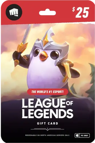 League of Legends Gift Card $25 - North America