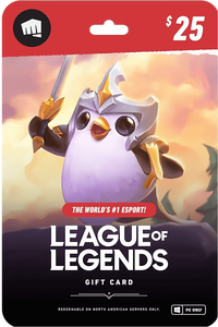 League of Legends Gift Card $25 - North America