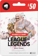 League of Legends Gift Card $50 - North America (88420)