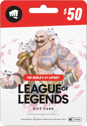 League of Legends Gift Card $50 - North America