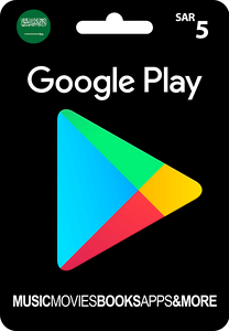 Google Play Gift Card Code 5 SAR KSA
