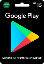Google Play Gift Card Code 15 SAR KSA (88423)