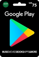 Google Play Gift Card Code 75 SAR KSA