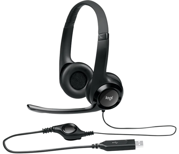 Logitech H390 Wired Gaming Headset for PC - Black - Games 2 Egypt