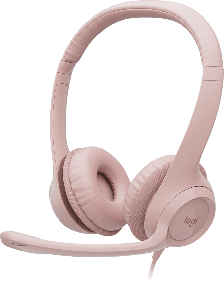 Logitech H390 Wired Gaming Headset for PC - Rose