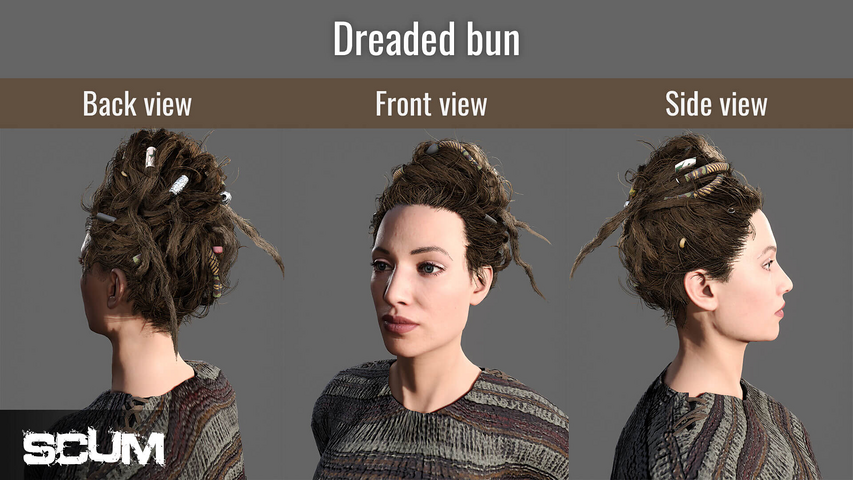 SCUM Female Hair Pack – image 10