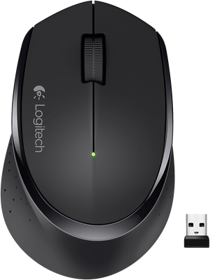 Logitech M275 Wireless Gaming Mouse - Black