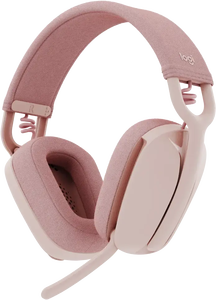 Logitech Zone Vibe 100 Wireless Bluetooth Gaming Headset for PC - Rose -  for sale in Egypt from Games2Egypt