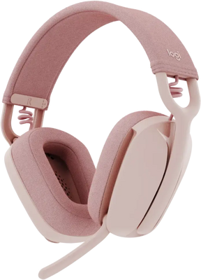 Logitech Zone Vibe 100 Wireless Bluetooth Gaming Headset for PC - Rose
