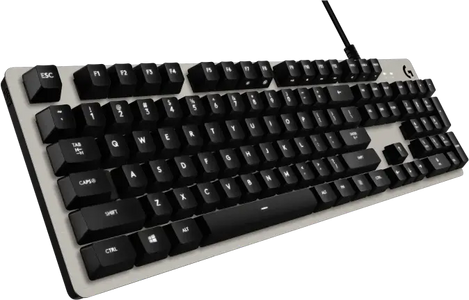 كيبورد جيمنج G413 بسويتش ميكانيكي من لوجيتيك - أبيض  للبيع في مصر من خلال Games2Egypt