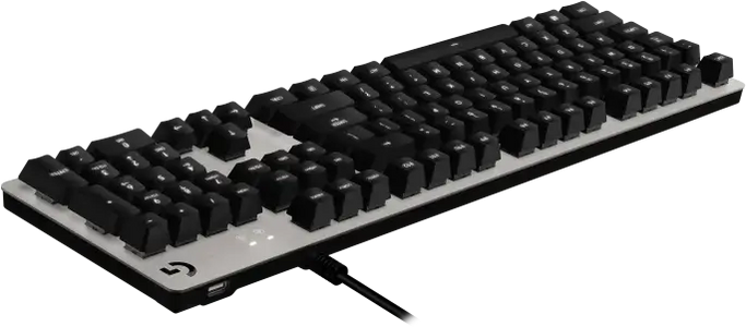 كيبورد جيمنج G413 بسويتش ميكانيكي من لوجيتيك - أبيض  للبيع في مصر من خلال Games2Egypt