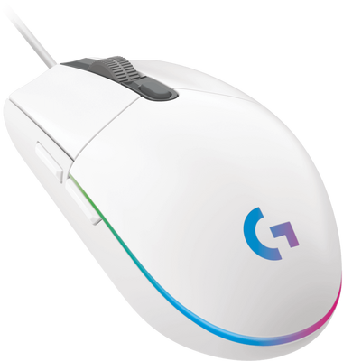 Logitech G102 Wired Gaming Mouse - White