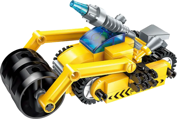 Keeppley Trans Collector THE LEGEND OF CHARIOT - 68 PCS - Thunder (Mobile Grader)