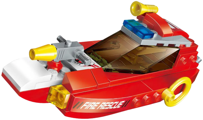 Keeppley Savior Trans Collector THE RENGO 1410 - 79 PCS - Assault Fireboat