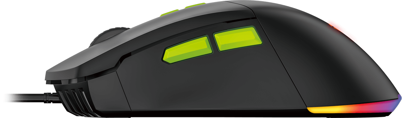 ماوس جيمنج PHANTOM II VX6 سلكي بإضاءة أر جي بي من فانتيك - أسود  للبيع في مصر من خلال Games2Egypt