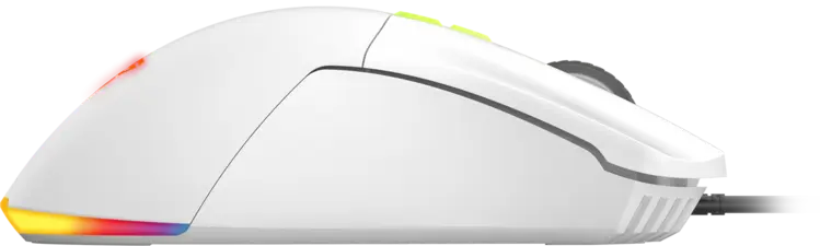 ماوس جيمنج PHANTOM II VX6 سلكي بإضاءة أر جي بي من فانتيك - أبيض