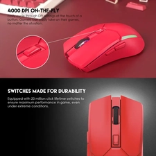 Fantech VENOM II WGC2 Wireless Gaming Mouse - Red